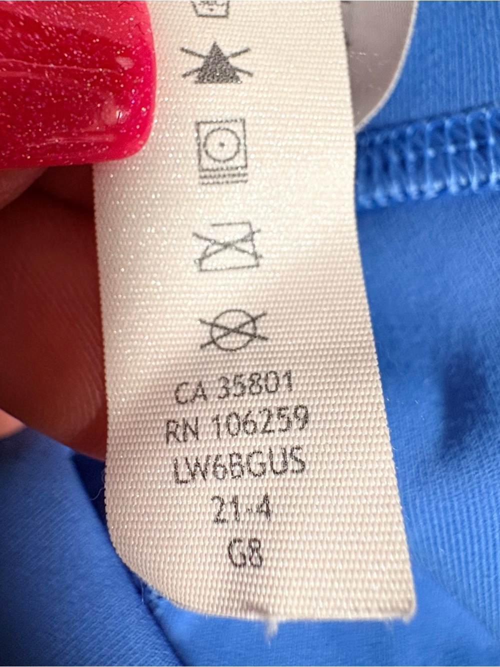 Lululemon Wunder Under High-Rise Crop 23" in sought after color: Blue Nile. - Picture 8 of 9